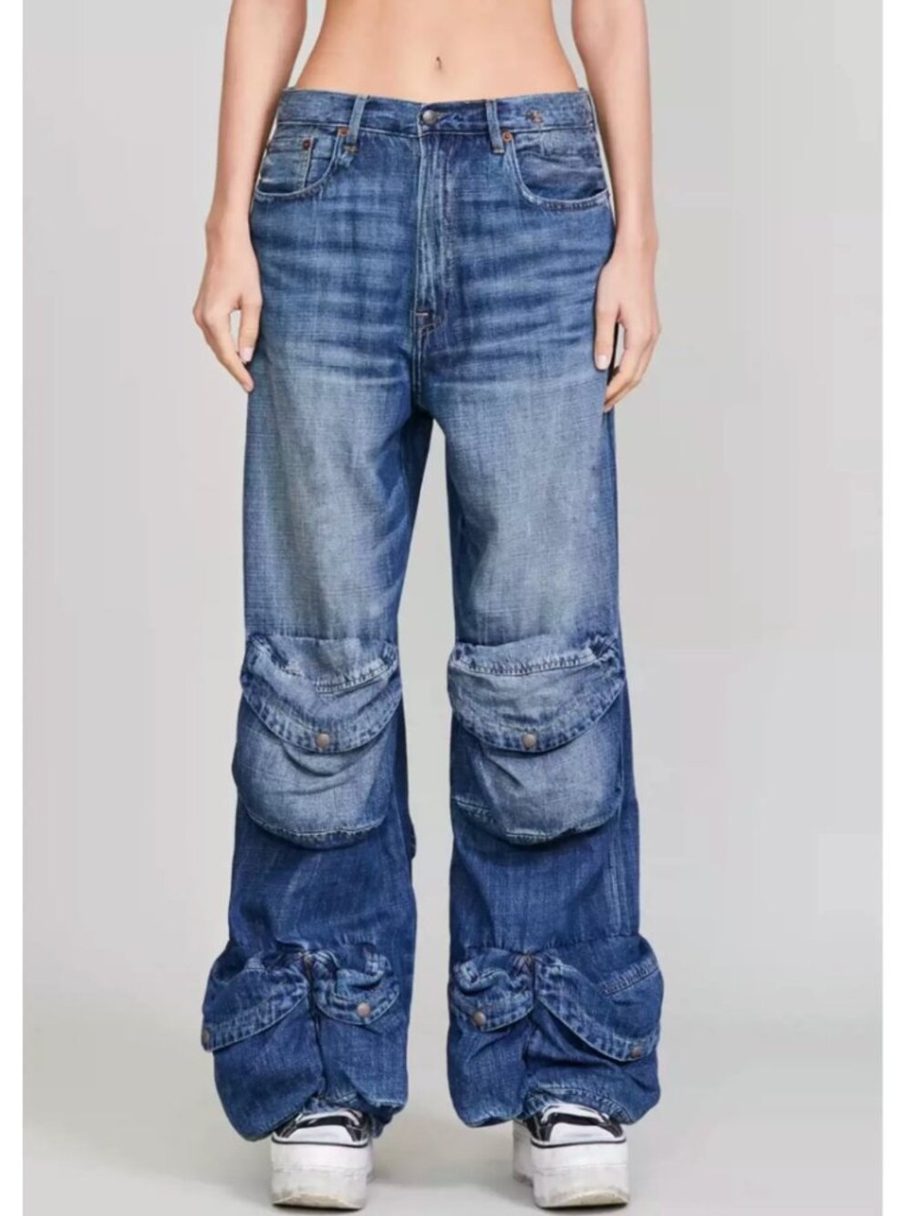 NWT R13 Multipocket Utility Jeans 23/24/25 Dane Indigo - Picture 5 of 12